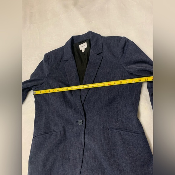 Nine West Women's Blazer Blue Pockets Casual Work Size L - Picture 6 of 11